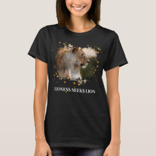 *~*シアルゴールデン芸術的AP23 LIONESS Art Tシャツ