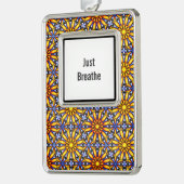 シアルサンカスタムマントラ シルバープレートフレームオーナメント (左)