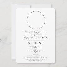 シアルサンムーン結婚式招待状