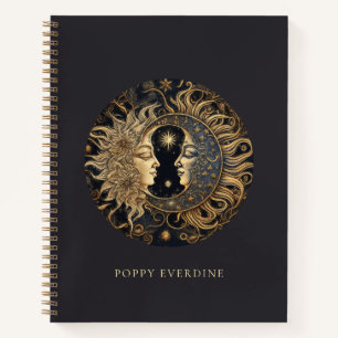 シアルサンムーン顔 パーソナライズされた ノートブック