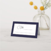 シアルサン銀河系ネイビーブルーゴールデン プレイスカード (正面)