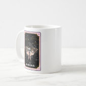 シアルザデスモスタロットカードムーンピンク コーヒーマグカップ (正面左)