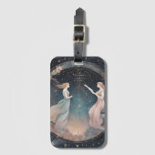 シアルジェミニ〔占星術の〕十二宮図標識 ラゲッジタグ (正面縦)