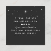 シアルジェムムーンジュエリーデザイナー スクエア名刺 (裏面)