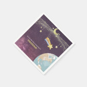 シアルスターカスタムタイポグラフィカワイイシンプル スタンダードカクテルナプキン (角)