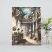 シアルスチームパンク図書館スクラップブック紙 (スタンド正面)