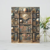 シアルスチームパンク図書館スクラップブック紙 (スタンド正面)