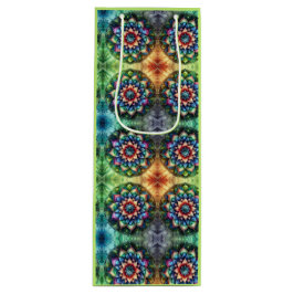 シアルネオンマンダラレトロモダン- ワインギフトバッグ