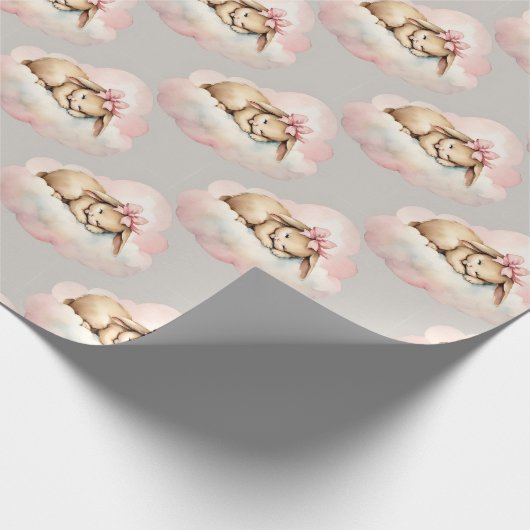 シアルバニーラビット誕生日 ラッピングペーパー (角)