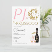シアルパジャマパーティーPJs & Proseccoバチェロレッテ 招待状 (スタンド正面)