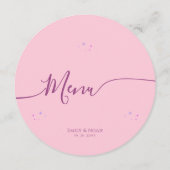 シアルピンクパープルサンムーンスターズ宇宙結婚ズ メニュー (裏面)