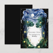 シアルフィレフリーウッドランド誕生日 サンキューカード (正面/裏面)