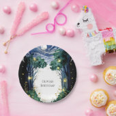 シアルフィレフリーウッドランド誕生日 ペーパープレート (パーティー)