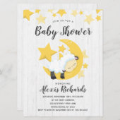 シアルムーンスターズ&ラムベビーシャワー招待状 招待状 (正面/裏面)