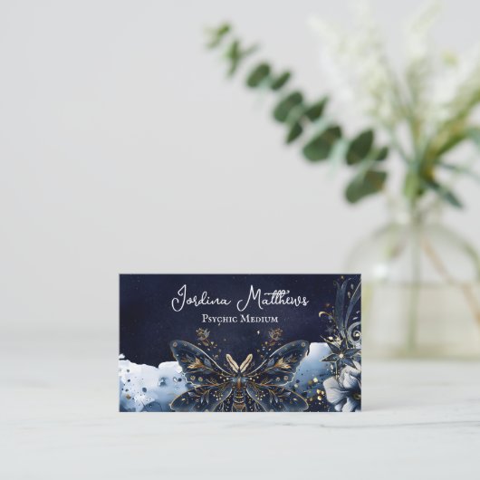 シアルモスブルーと金ゴールドナイトスカイサイキック 名刺 (スタンド正面)