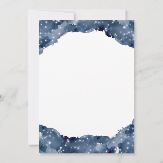 シアルレオ星占いサイン赤ちゃんシャワー 招待状 (裏面)