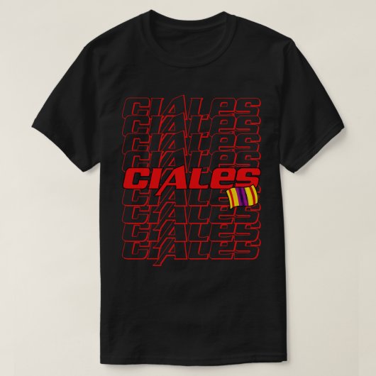シアレスカスケード文字3 Tシャツ (デザイン正面)