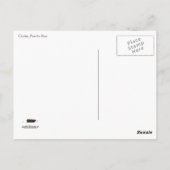 シアレス；プエルトリコ ポストカード (裏面)