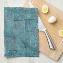 シアンからグレーのテクスチャ形状のモザイク切り出し