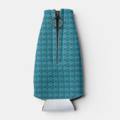 シアンのパターン ボトルクーラー (裏面)