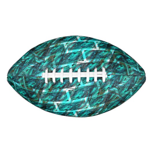 シアンの染色、グレーズ、グレーチングまたは違うレンガ アメリカンフットボール (正面)