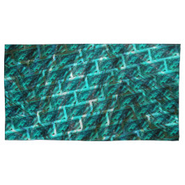 シアンの染色、グレーズ、グレーチングまたは違うレンガ 枕カバー