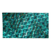 シアンの染色、グレーズ、グレーチングまたは違うレンガ 枕カバー (裏面-右)