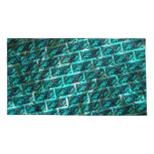 シアンの染色、グレーズ、グレーチングまたは違うレンガ 枕カバー (裏面-左)