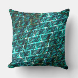 シアンの汚れ、グレーズ、グレーティン違うグ、レンガ？ クッション