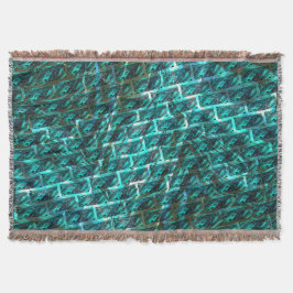 シアンの汚れ、グレーズ、グレーティン違うグ、レンガ？ スローブランケット