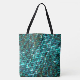 シアンの汚れ、グレーズ、グレーティン違うグ、レンガ？ トートバッグ