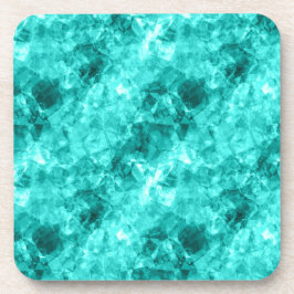 シアンの縮れたテクスチャ コースター