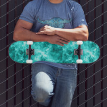 シアンの縮れたテクスチャ