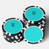 シアンをオリジナルで作成しよう ポーカーチップ (積み重ね)