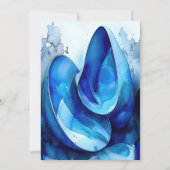 シアンシーシェル渦 サンキューカード (正面)