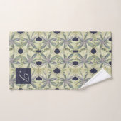 シアンスラティスwネイビーブルー バスタオルセット (ハンドタオル)