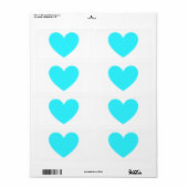 シアンハート ラベル (フルシート)