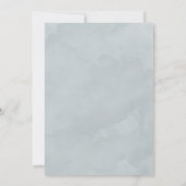 シアンブルータン牡丹アイスクリームコーンブライダルシャワーI 招待状 (裏面)