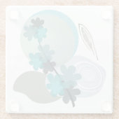 シアンボホ ガラスコースター (裏面)