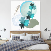 シアンボホ キャンバスプリント (インサイチュ (寝室))