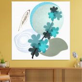 シアンボホ キャンバスプリント (インサイチュ (リビング))