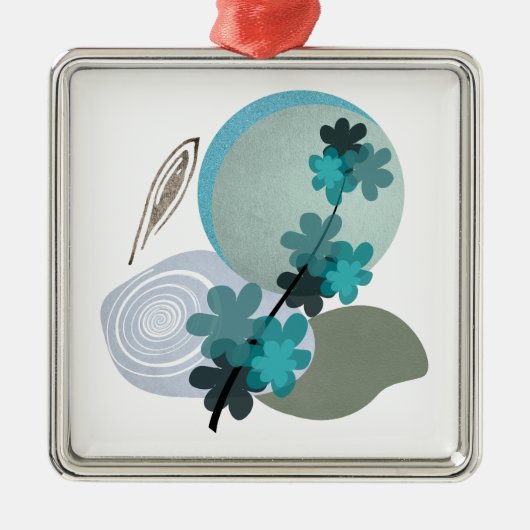 シアンボホ メタルオーナメント (正面)