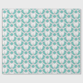 シアンラッピング紙 ラッピングペーパー (フラット)