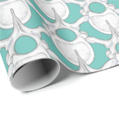 シアンラッピング紙 ラッピングペーパー (ロールコーナー)