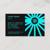 シアン原子線 名刺 (裏面)