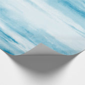 シアン抽象芸術 ラッピングペーパー (角)