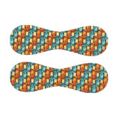 シアン色のオレンジ色の長方形の彫刻および染色プレート 野球ボール (パネル)