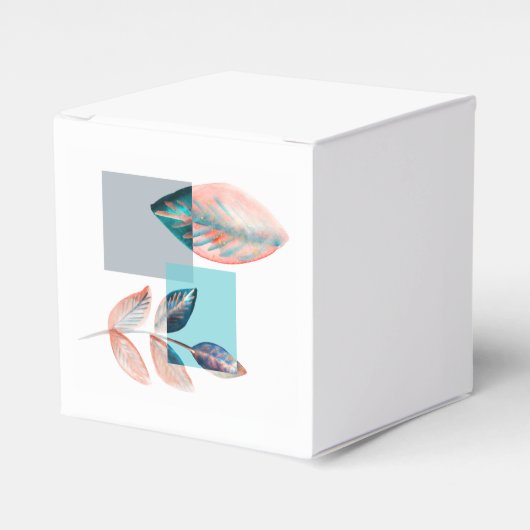 シアン赤葉 フェイバーボックス (正面サイド)