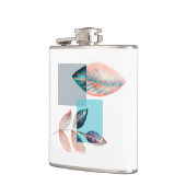 シアン赤葉 フラスク (左)