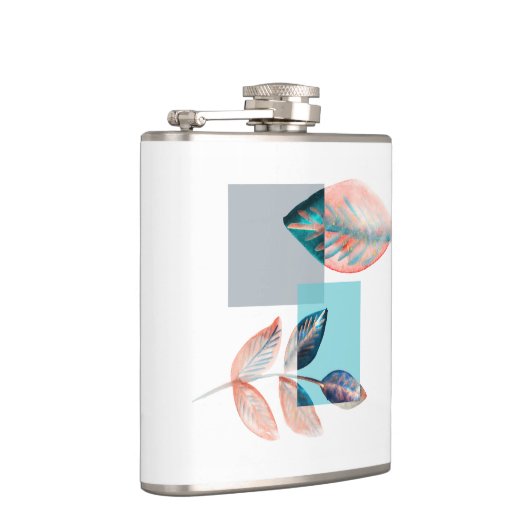 シアン赤葉 フラスク (右)